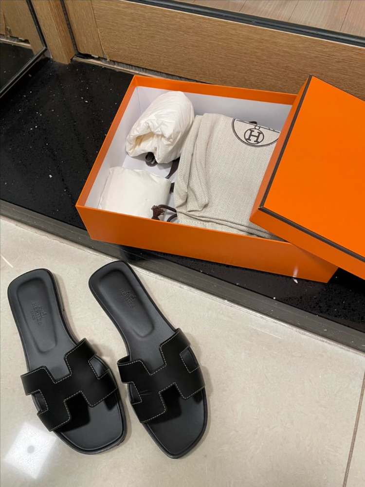 에르메스 오란 블랙 36.5 이미지