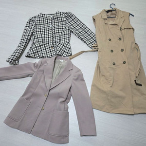 55사이즈 여성 의류 3종 세트 (자켓, 블레이저, 롱조끼) 무료배송 이미지