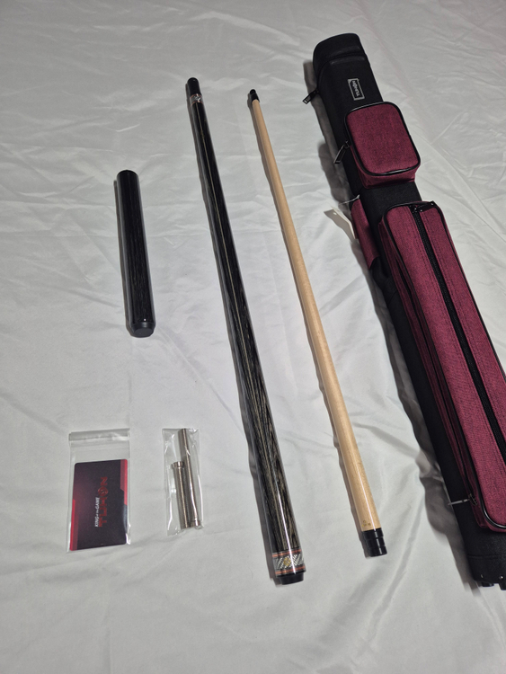 신품 당구큐대 투혼큐 TK-800SF 개인큐대 풀세트 큐케이스 익스텐션 보증서 이미지