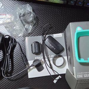 가민엣지520+ 센서번들 풀박스셋(민트급/자전거 속도계/네비) 이미지