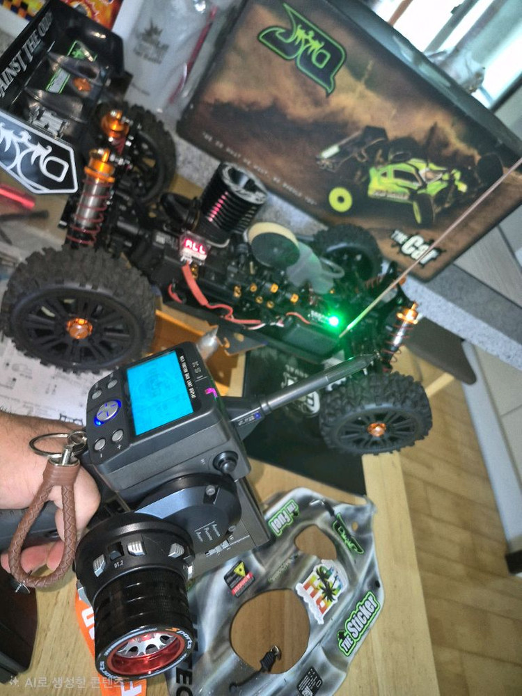 *각종교신가능*니트로4WD터보엔진RC카1/8하이엔드급JQ theCar알씨카풀박스셋~바람에언덕에서 이미지