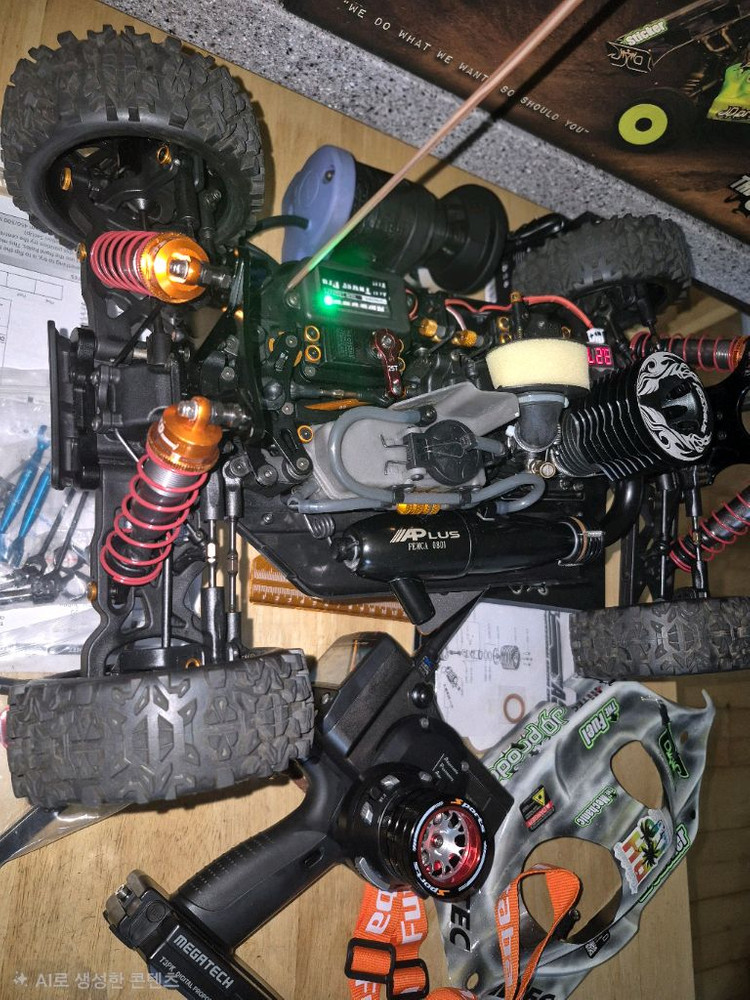 *각종교신가능*니트로4WD터보엔진RC카1/8하이엔드급JQ theCar알씨카풀박스셋~바람에언덕에서 이미지