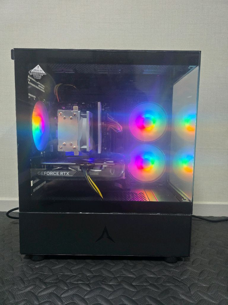 (안산/시흥)인텔 i5-12400F, RTX 5060 게이밍 컴퓨터 본체 판매 합니다. 이미지