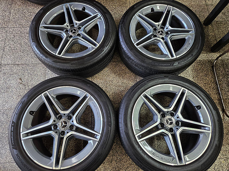 벤츠 W223 신형 S클래스 AMG 정품 19인치 휠 타이어 셋트 이미지