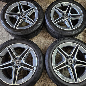 벤츠 W223 신형 S클래스 AMG 정품 19인치 휠 타이어 셋트 이미지