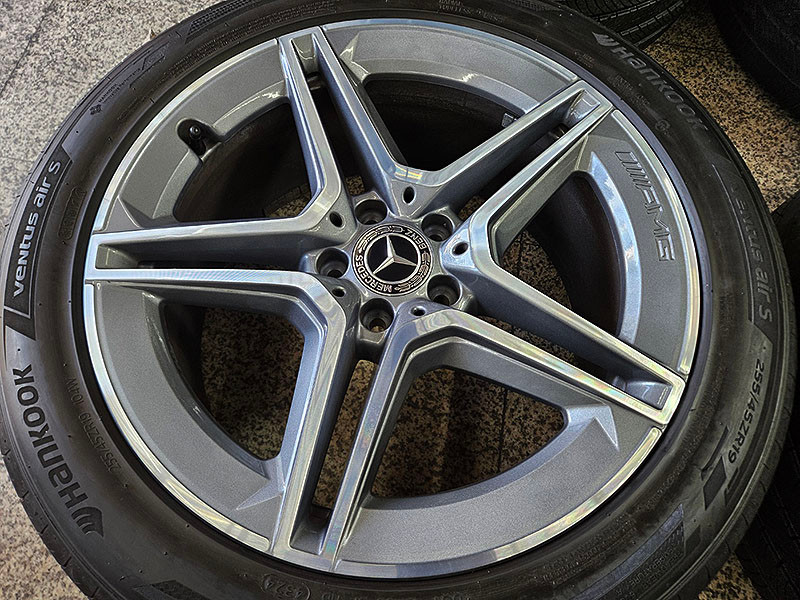 벤츠 W223 신형 S클래스 AMG 정품 19인치 휠 타이어 셋트 이미지