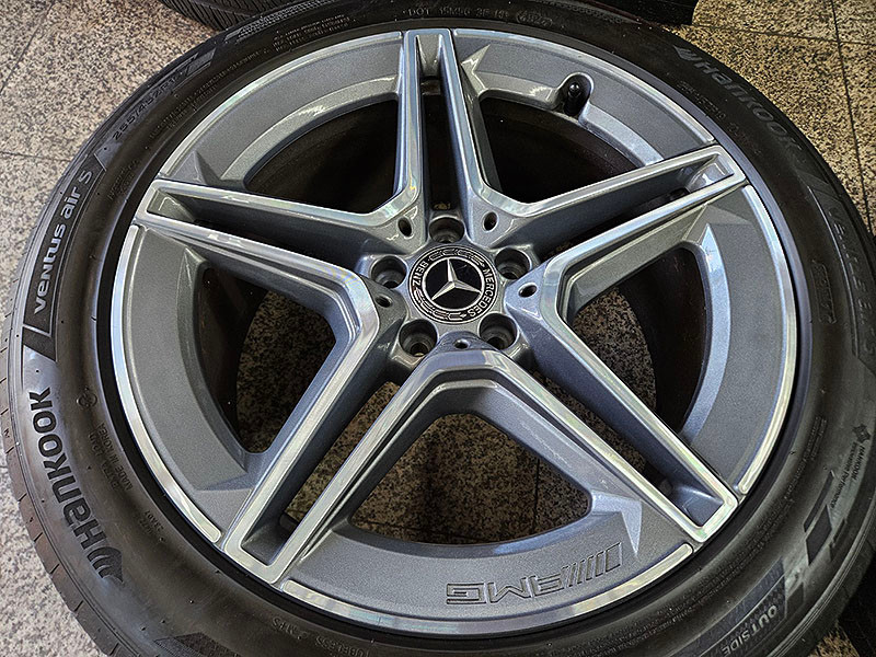 벤츠 W223 신형 S클래스 AMG 정품 19인치 휠 타이어 셋트 이미지