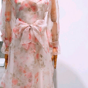 지고트 오간자트렌치겸원피스 이미지