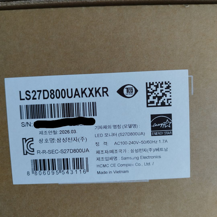 삼성전자 뷰피티니 S8 27인치 4K 모니터 이미지