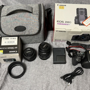 입문추천)캐논 EOS 200D 풀세트/50mm 단렌즈 포함 이미지