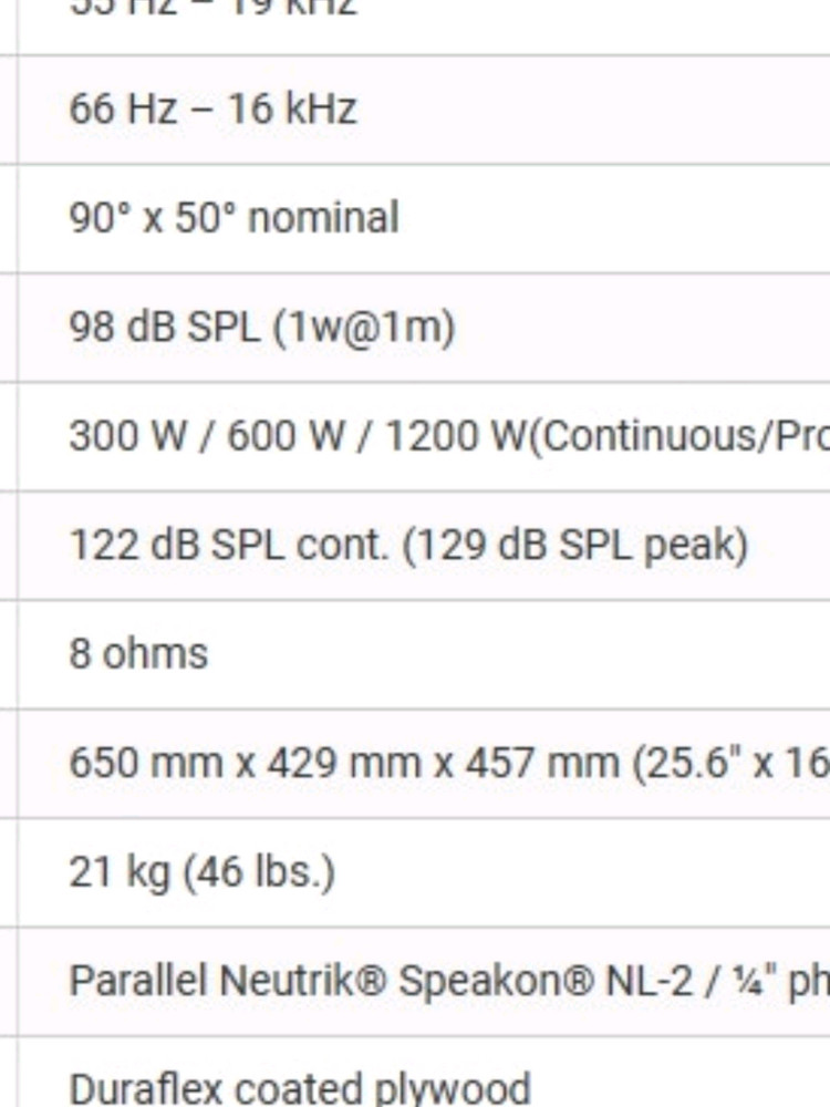 JBL prx-415m 스피커 제이비엘 이미지