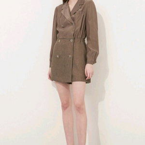 타임 더블 브레스티드 점프수트 55사이즈 이미지