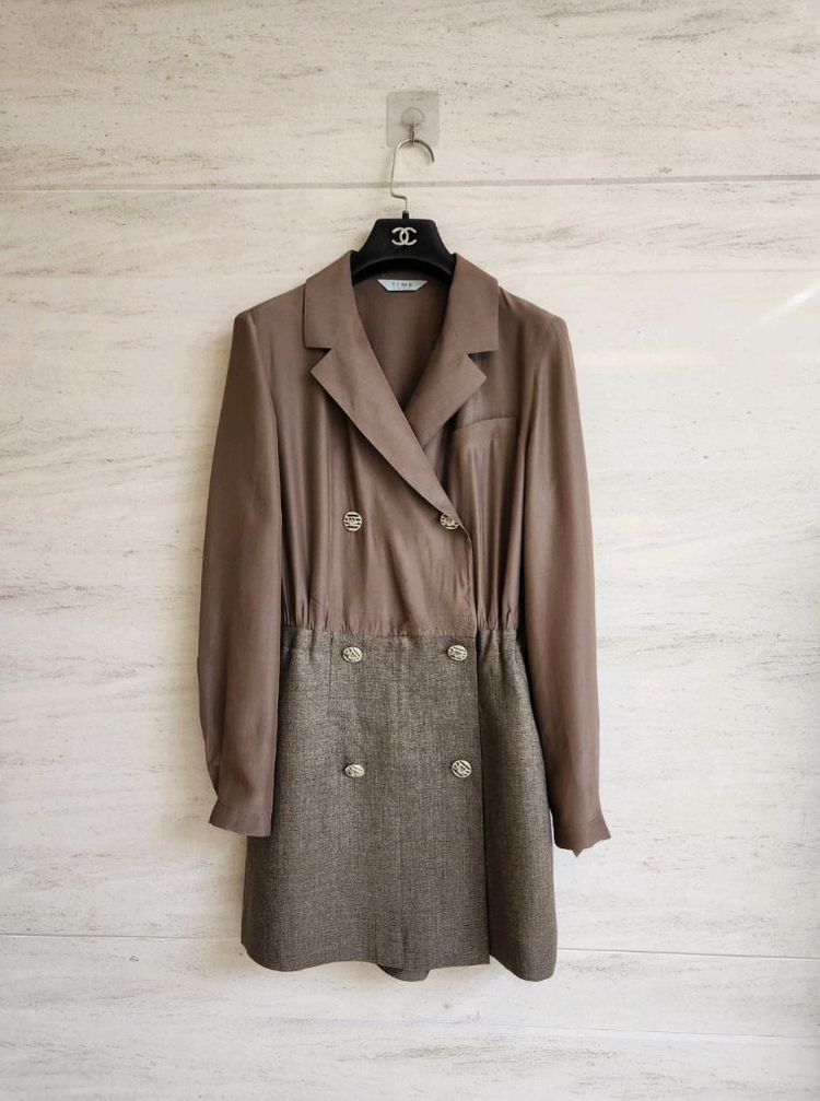 타임 더블 브레스티드 점프수트 55사이즈 이미지