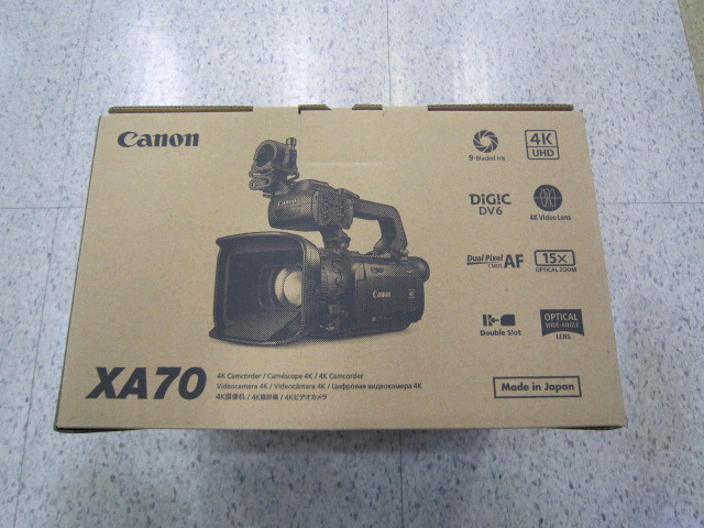 캐논HF G70 캐논G70 캐논XA70 소니AX43A 소니FDR-AX43A 4K캠코더 이미지