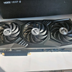 MSI RTX 3070ti Gaming X트리오 그래픽카드 판매 이미지