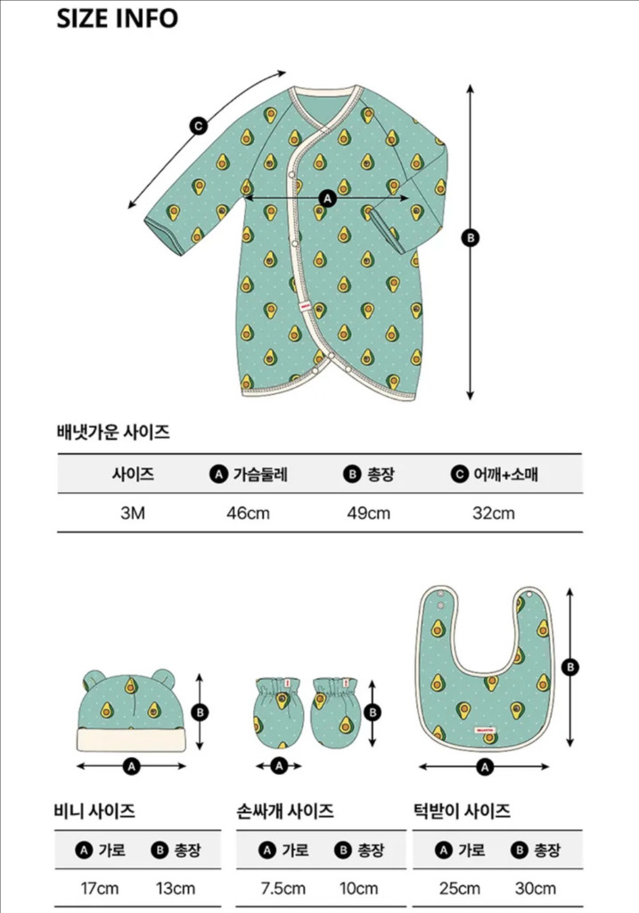 새상품) 스닐로스티치 신생아 선물 세트 이미지