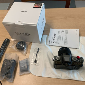 후지 XT30 iii 차콜실버 렌즈킷(xc13-33)풀박스 팝니다 이미지