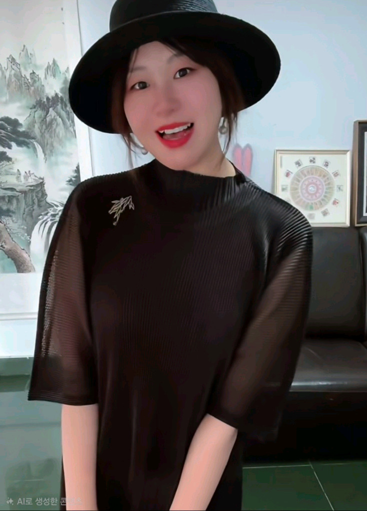 플리츠플리즈 타타미 탑 블랙패퍼 이미지