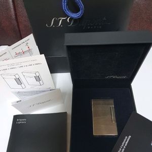 [새상품] 듀퐁라이터 뉴 라인2 신형 ca16455 팔라듐 백금 쌍불 듀퐁 라이타 이미지