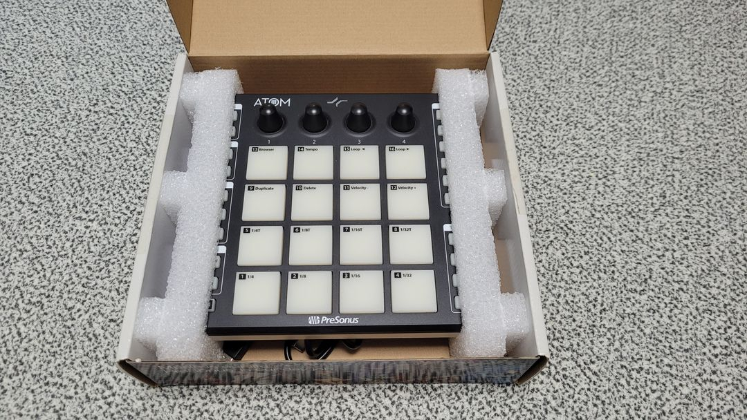 [풀박]프리소너스 아톰 presonus atom 드럼패드 샘플러 시퀀서 컨트롤러 이미지