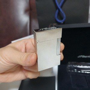 [새상품,백화점판] 듀퐁라이터 뉴 라인2 신형 ca16455 팔라듐 백금 쌍불 듀퐁 라이타 이미지