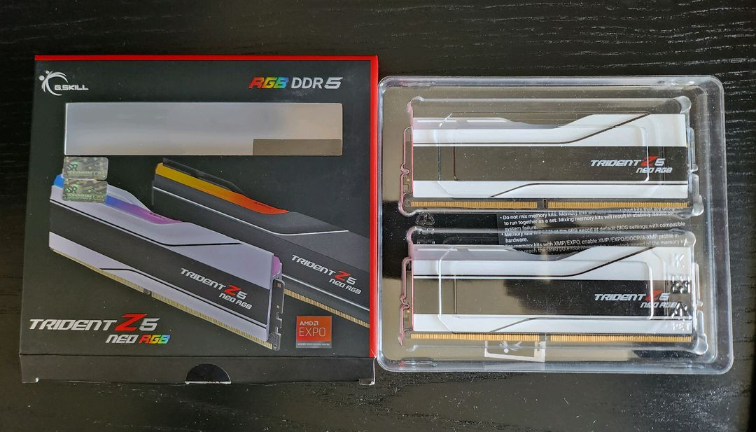 지스킬 램 6000 CL26 1.4V 국내정품 팝니다 이미지