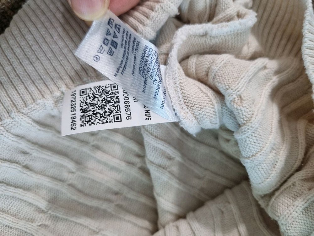 타미 여성 케이블 반팔 니트 이미지