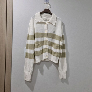 EN OR 엔오르 스트라이프 니트 가디건 이미지