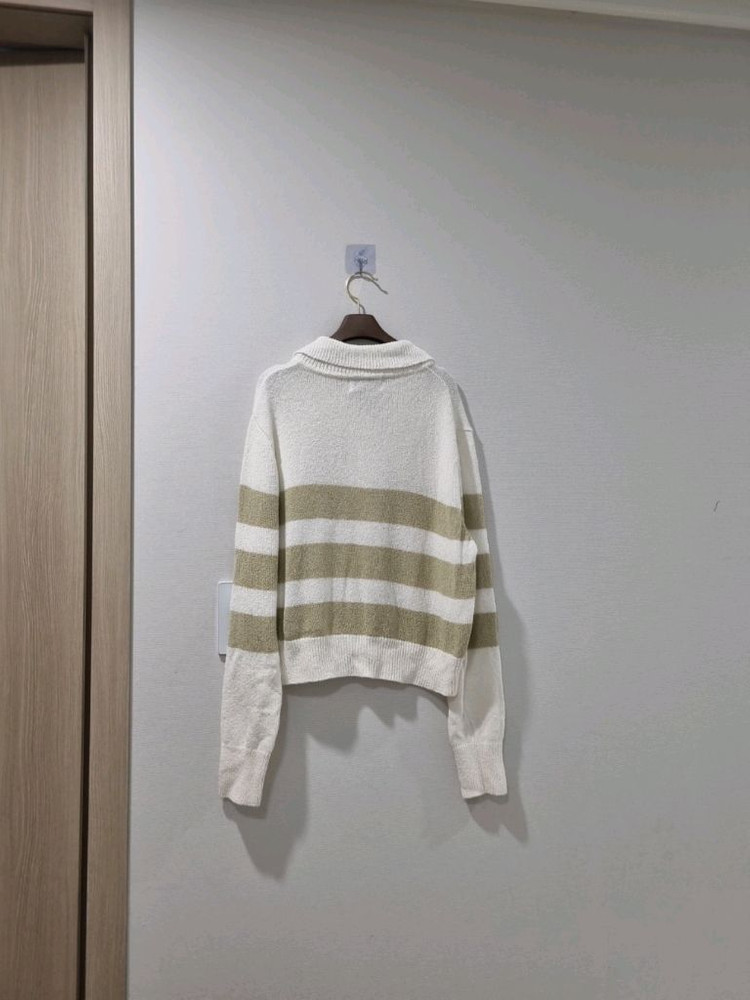 EN OR 엔오르 스트라이프 니트 가디건 이미지