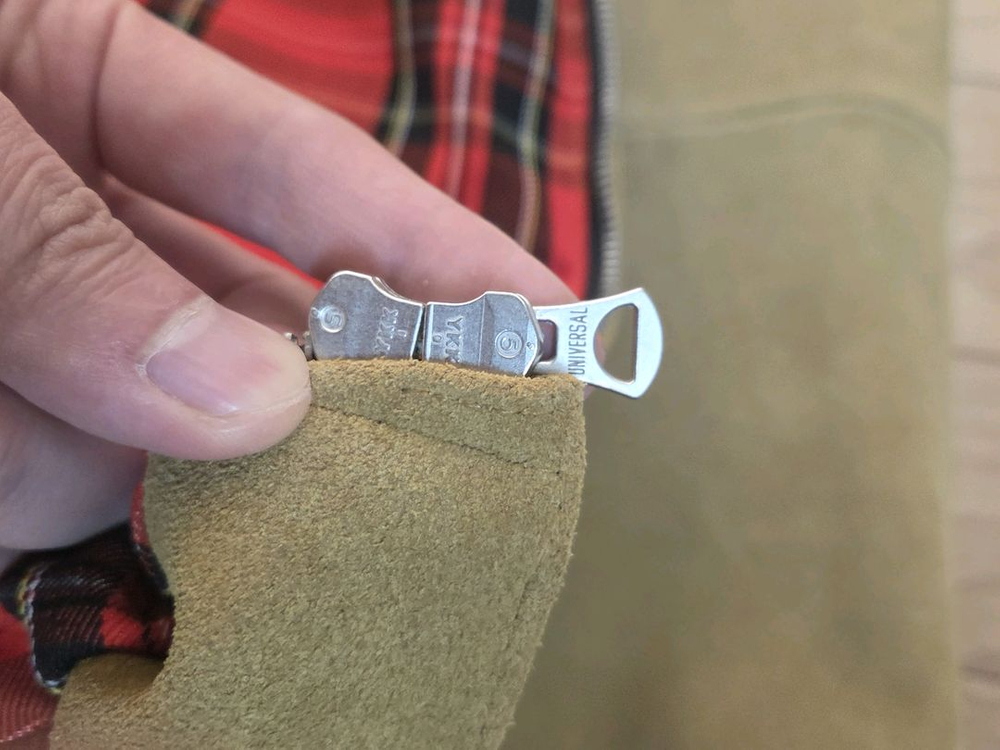 민트급 차메카지 가죽 누벅 블루종 3xl (105~110) 이미지