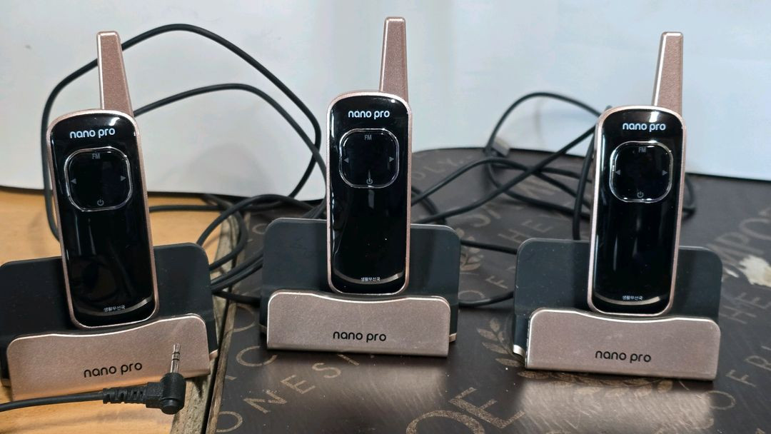 나노프로 소형무전기 4셋트 일괄 판매합니다. 이미지