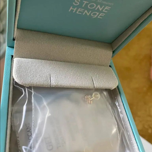 스톤헨지 14K 로즈골드 She 로고귀걸이 미착 새상품 이미지