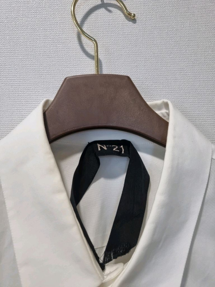 N21 넘버21 화이트 셔츠 블라우스 48사이즈 루즈핏 이미지