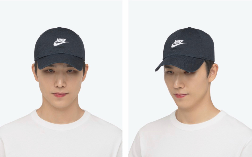 NIKE 나이키 푸츄라 워시 캡 블랙-화이트 볼캡 모자 판매 이미지