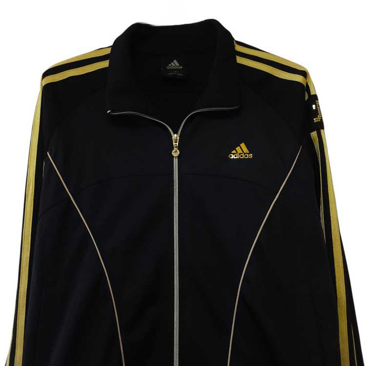아디다스 금장 트랙탑져지블랙 여성 95M 저지 이미지