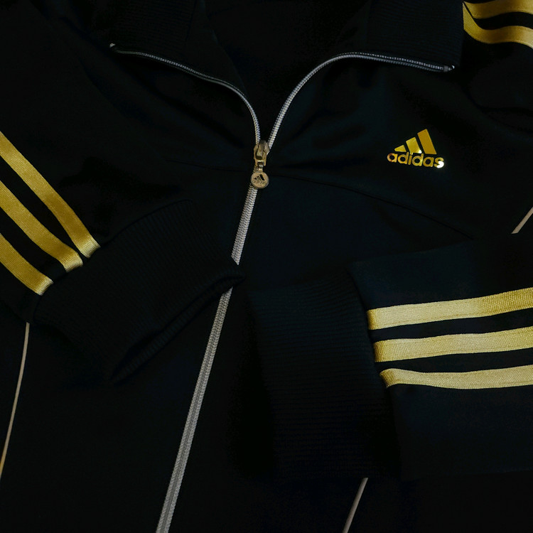 아디다스 금장 트랙탑져지블랙 여성 95M 저지 이미지