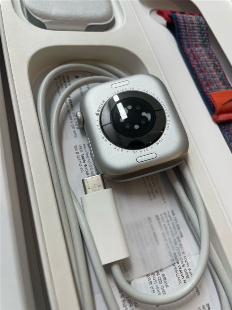 애플워치10 46mm 실버 SS급 이미지