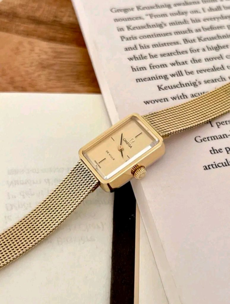 (빈티지)오메가 드빌 스퀘어 시계 이미지