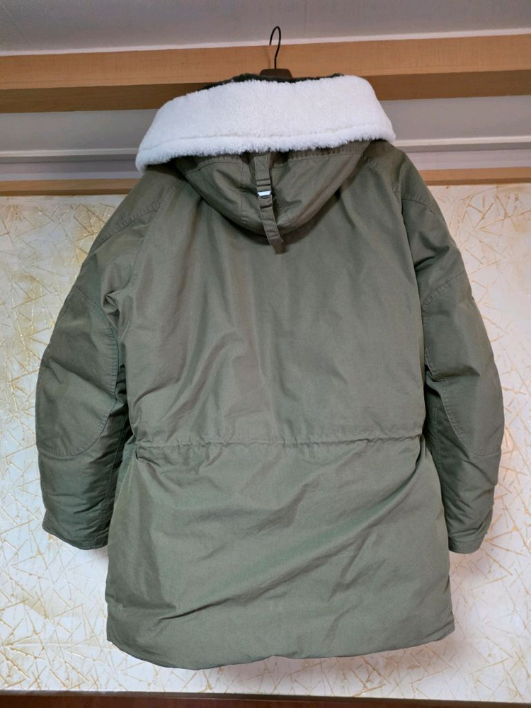 24fw 비헤비어 N3B 덕다운 패딩 밀 파카 세이지올리브 사이즈 3 라지 105-108상세 사이즈 참조바랍니다.사 이미지