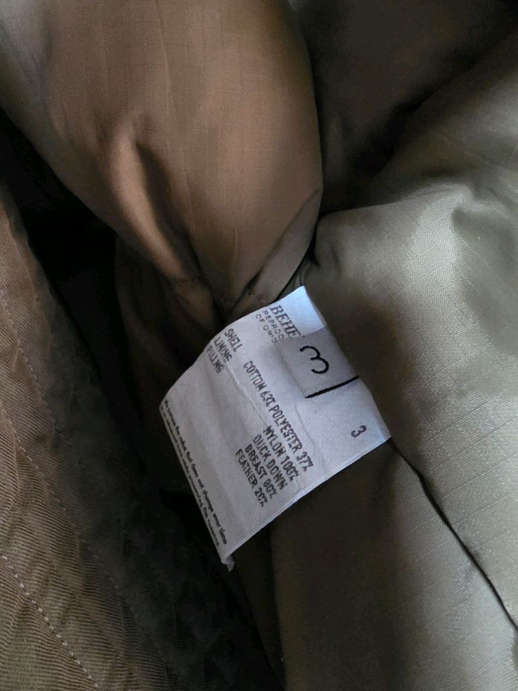 24fw 비헤비어 N3B 덕다운 패딩 밀 파카 세이지올리브 사이즈 3 라지 105-108상세 사이즈 참조바랍니다.사 이미지