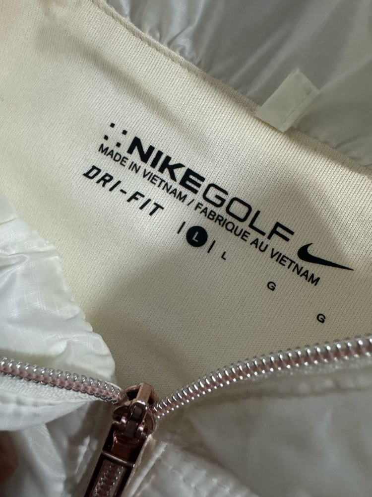 여성 나이키 골프 올드스쿨 드라이핏 자켓 팔 분리 가능 S 이미지
