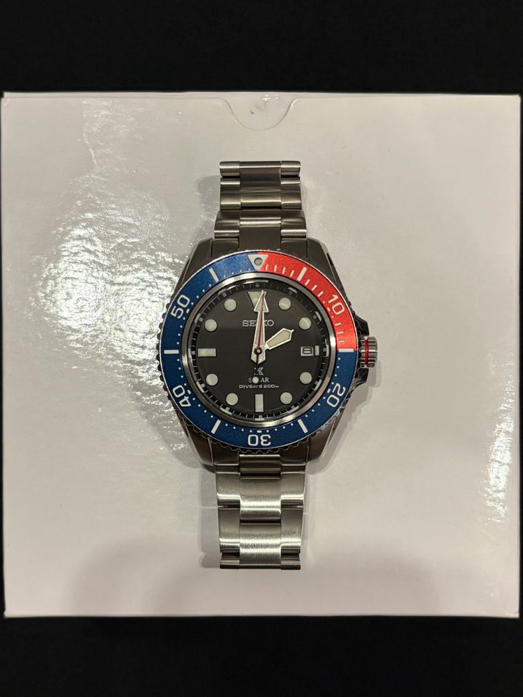 세이코 솔라쿼츠 sne591p1 펩시 이미지