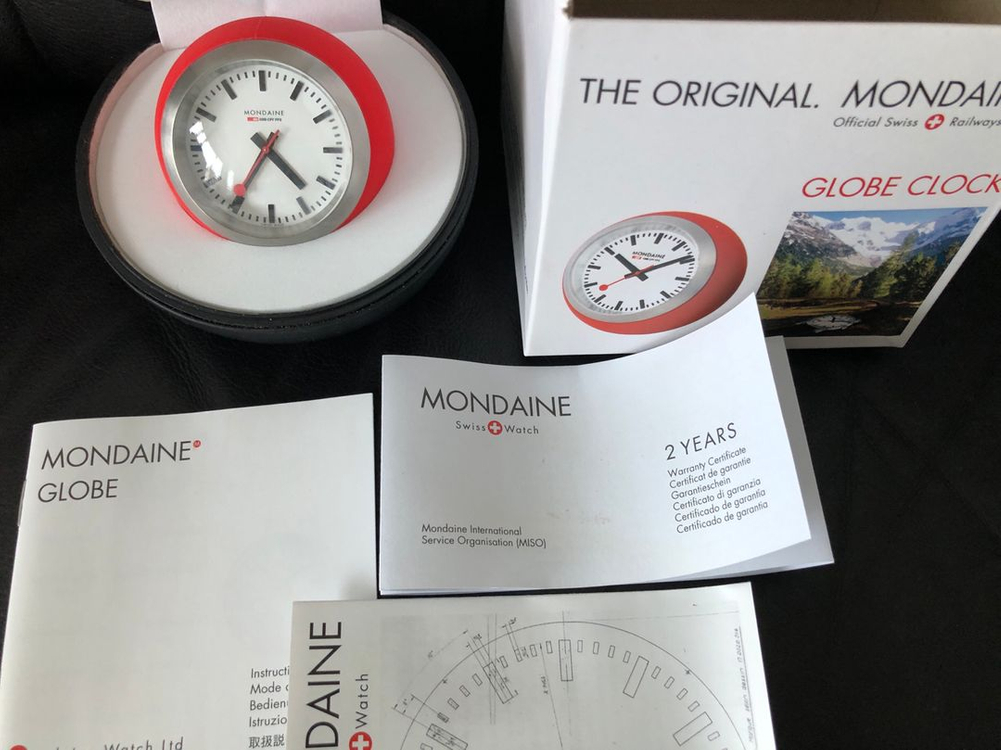 몬데인 탁상시계 미사용 새상품 이미지