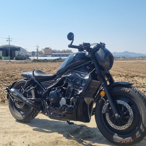 등록대행혼다 레블 500 21년식/6천실키로수/디아블로풀튜닝/구변완/급매 이미지