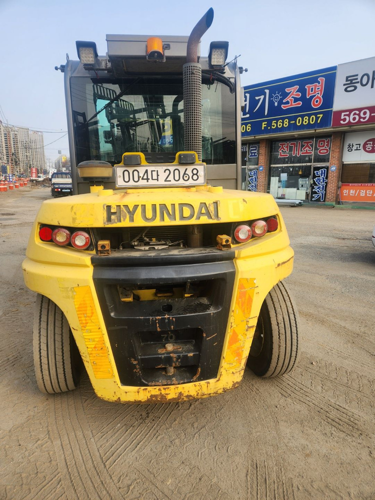 안성 평택 중고지게차 현대 7톤 디젤 지게차 70D-9 (2016년식) 판매 이미지