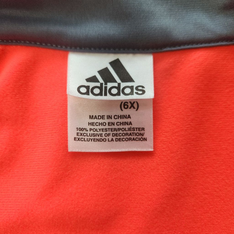 아디다스 키즈 져지 6X 사이즈 이미지