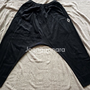 정품 Marcelo Burlon County of Milan 마르셀로 불론 남성 바지 드롭 크로치 조거 팬츠 이미지