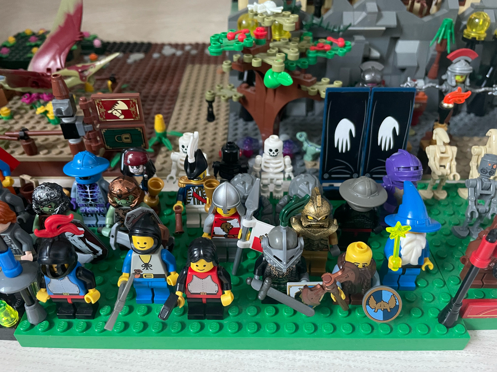 레고 창작성 캐슬 해적 스타워즈 마블 시티 등 미피 일괄 정리 이미지