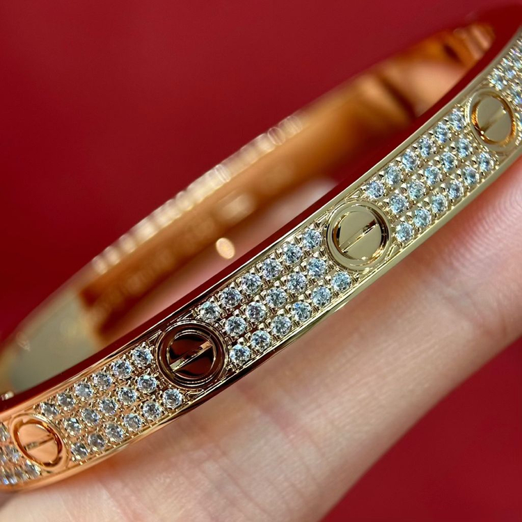 까르띠에 러브 풀파베 팔찌 이미지