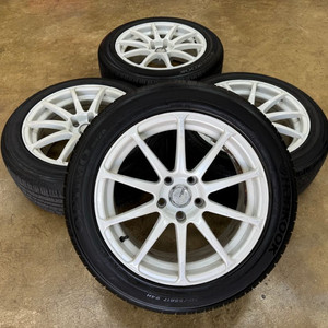 K5,쏘나타 장착 17인치 휠타이어 팝니다 이미지